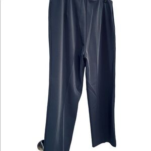 Joseph Ribkoff Black Zip Front Wide-Leg Pants Size 14